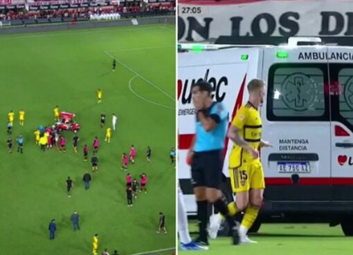 Javier Altamirano, de Estudiantes, sufrió una convulsión en medio del partido ante Boca y fue retirado en ambulancia: “Está estable”