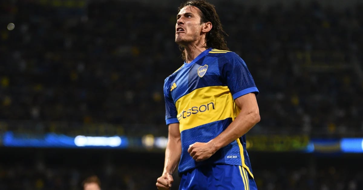 La sincera reflexión de Cavani tras marcar dos goles en la victoria de Boca Juniors y quién se llevó su camiseta