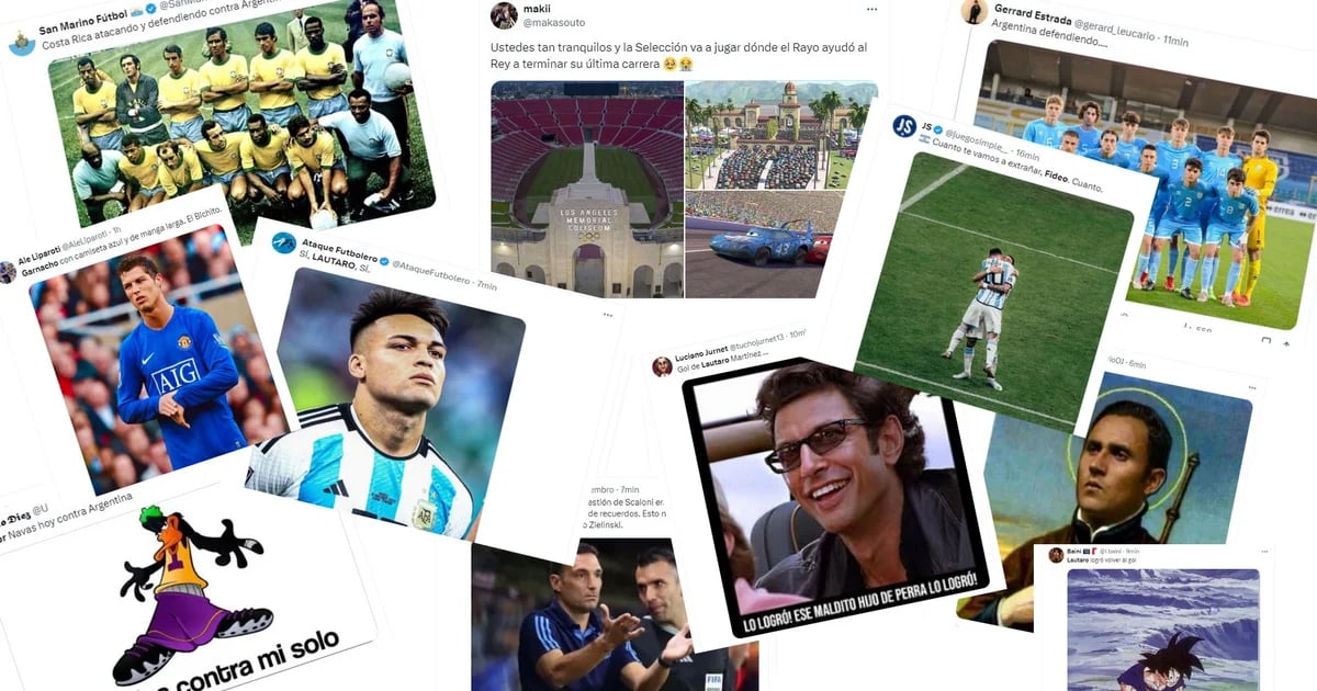 Los mejores memes del triunfo de Argentina ante Costa Rica: de la camiseta alternativa a Di María y Lautaro Martínez