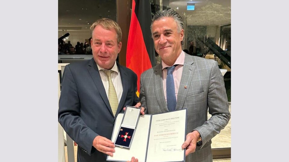 Distinción para el juez federal Daniel Rafecas  | Recibió la cruz de la “Orden del Mérito” en la embajada de Alemania