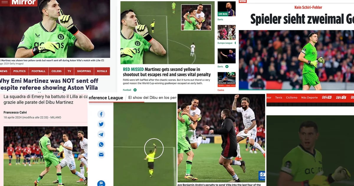 “El regreso de la pesadilla argentina”: las repercusiones en los medios de Francia tras el show de Dibu Martínez en el triunfo por penales del Aston Villa
