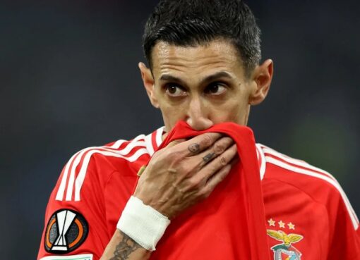 Di María fue hostigado en Francia, erró un penal y el Benfica fue eliminado de la Europa League: la “revancha” de Otamendi con un gesto muy especial