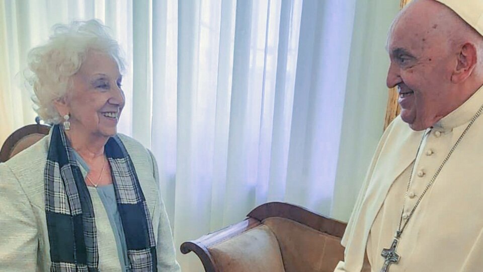 Estela de Carlotto: “Francisco quiere venir a la Argentina” | La titular de Abuelas habló tras su encuentro con el Papa