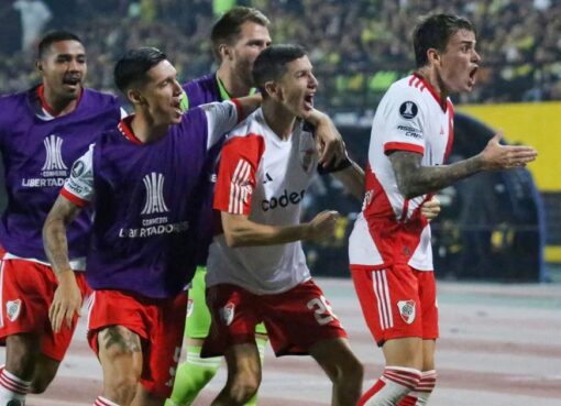 Remate de emboquillada desde 35 metros: el golazo de Nicolás Fonseca para River Plate ante el Deportivo Táchira por la Copa Libertadores