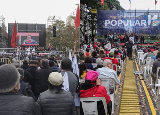 Masivas movilizaciones en América latina para exigir mejoras en el Día del Trabajador | La central sindical uruguaya pidió cambios profundos en la matriz productiva