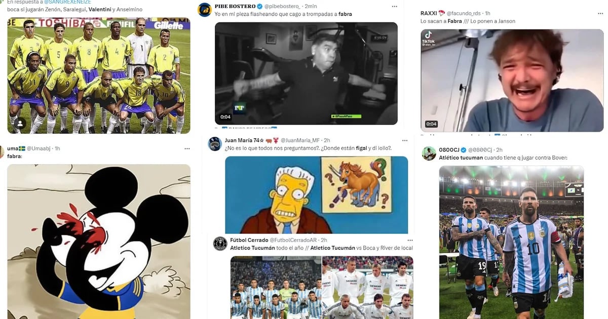 Los mejores memes de la derrota de Boca: la titularidad de Fabra, el partidazo de Merentiel y el sorprendente Atlético Tucumán