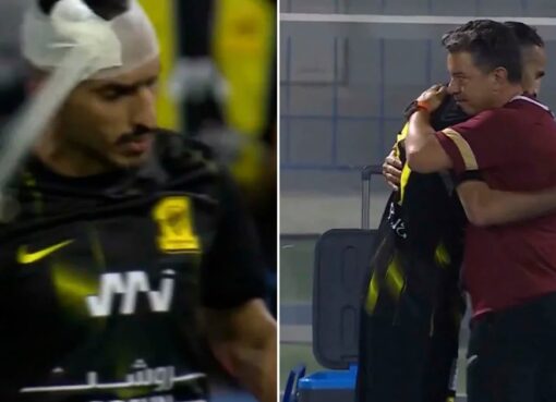 El tenso cruce entre Marcelo Gallardo y un jugador del Al Ittihad en el empate ante Al Khaleej, que lo dejó sin chances de clasificar a la Champions de Asia