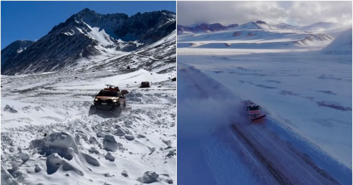 Video: el oeste de San Juan, cubierto de nieve