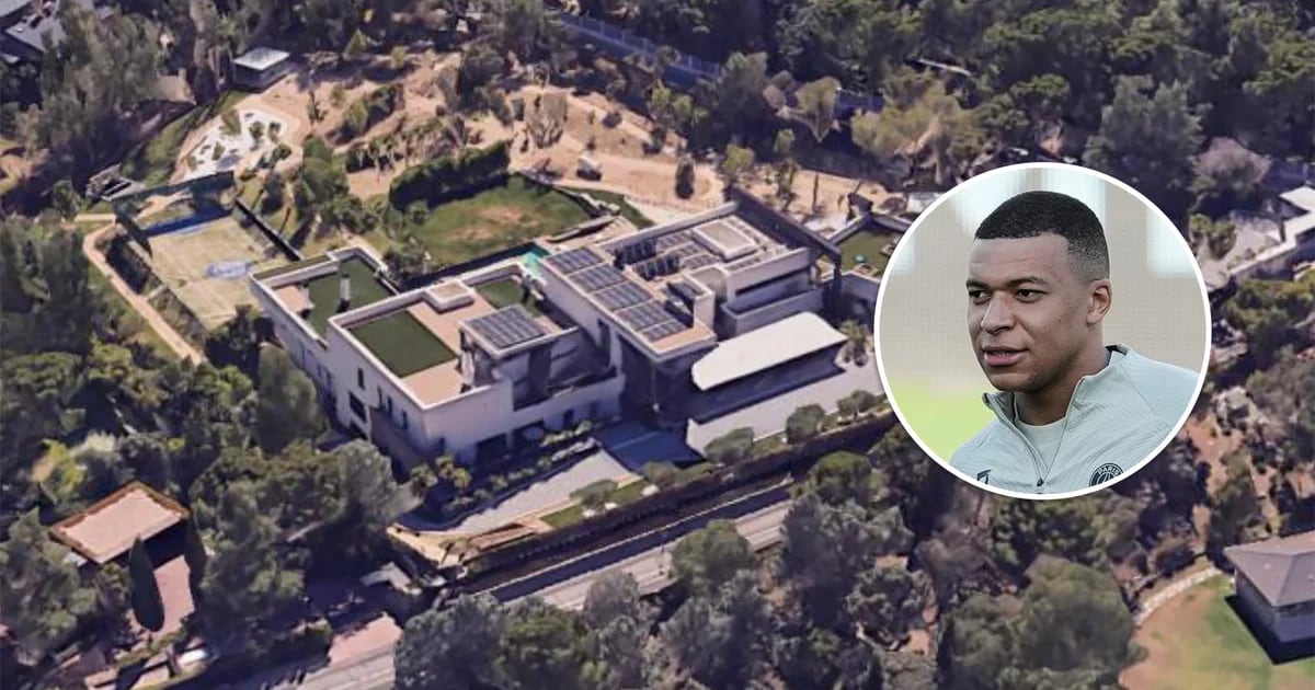 Los detalles de la lujosa mansión que Kylian Mbappé compró en Madrid: dos piscinas, cine, cancha de tenis y una estrella de Hollywood como vecino