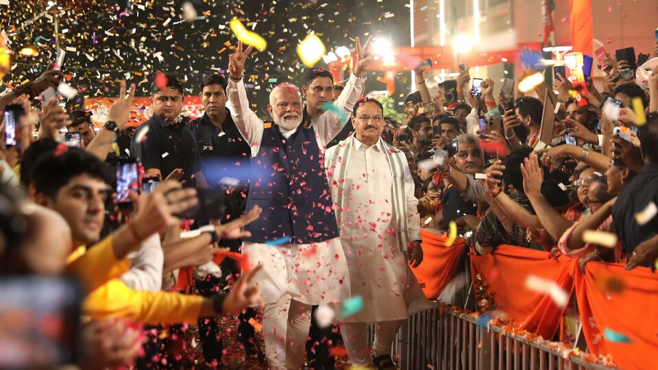 Modi se proclamó ganador en la India | Tercera victoria electoral de la alianza del primer ministro