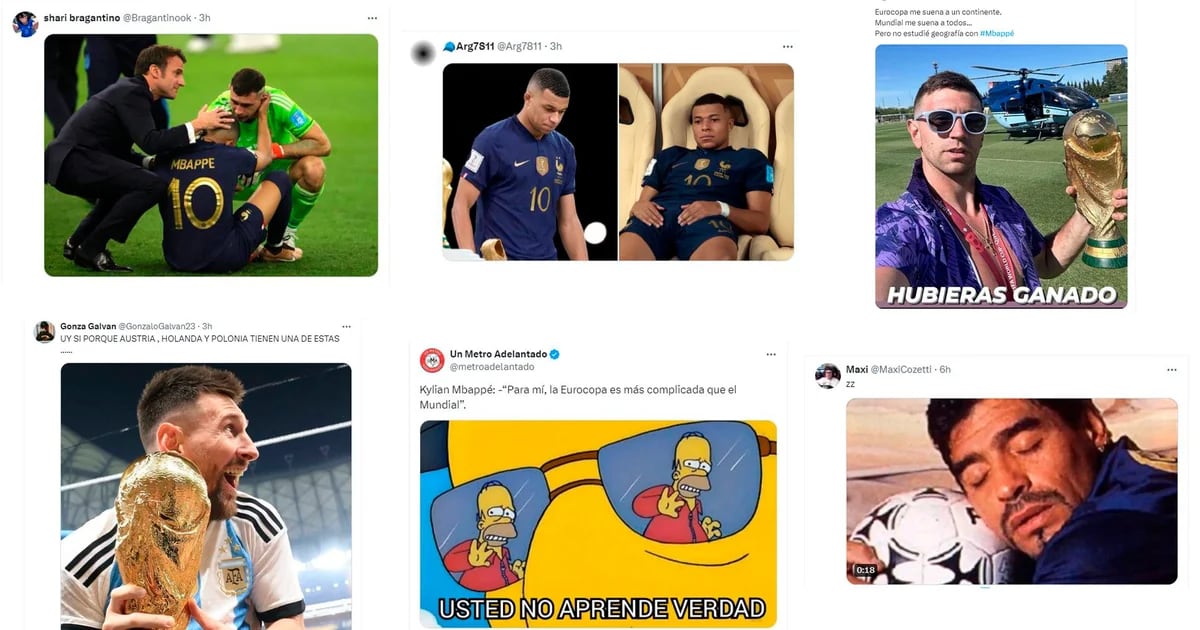 Estallaron los memes por la nueva y controvertida frase de Kylian Mbappé: las “respuestas” de Messi, Dibu Martínez y la Scaloneta