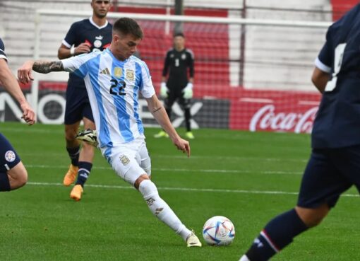 Con un golazo de Zenón y el doblete de Beltrán, Argentina goleó 4-0 a Paraguay en uno de los últimos amistosos antes de los Juegos Olímpicos