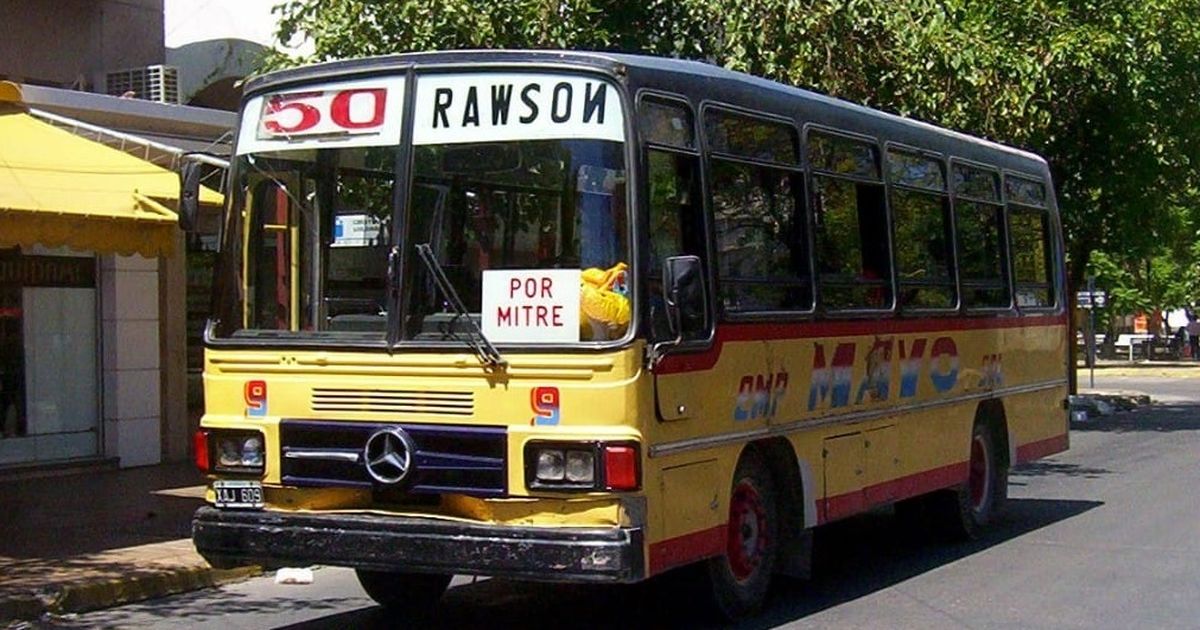 Para nostálgicos de Rawson y Pocito: circularon fotos retro de los colectivos de la Empresa Mayo