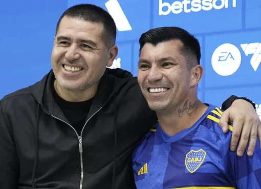 Las perlitas de la presentación de Gary Medel en Boca: el guiño de Riquelme, el mensaje para Diego Martínez y un insólito pedido