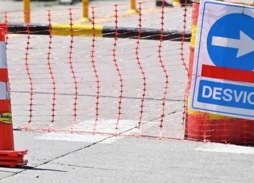 Cortaron el tránsito en una reconocida calle de Pocito