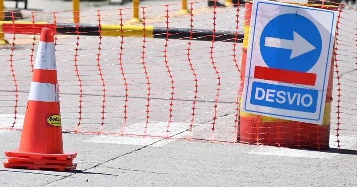 Cortaron el tránsito en una reconocida calle de Pocito