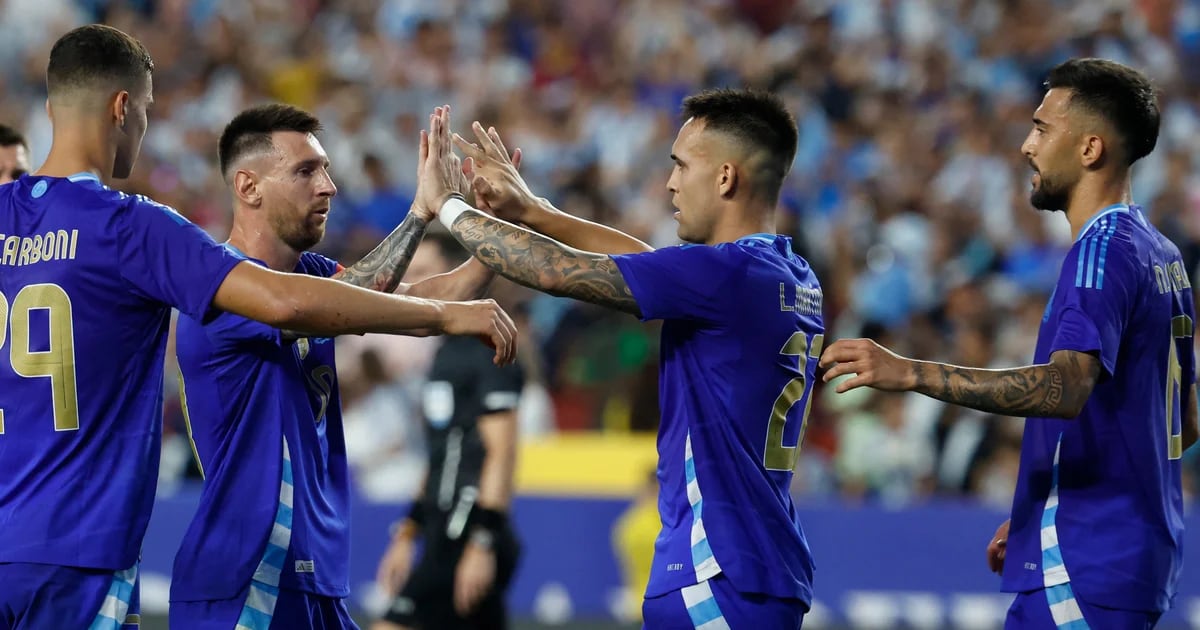 Con Messi como figura, Argentina goleó 4-1 a Guatemala en el último amistoso antes de la Copa América