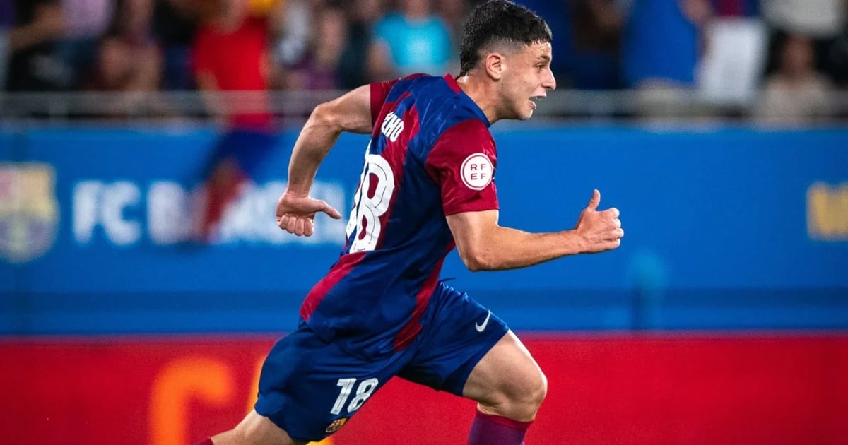 El gol sobre el final con el que una promesa argentina se convirtió en el héroe del Barcelona Athletic, que busca el ascenso a Segunda