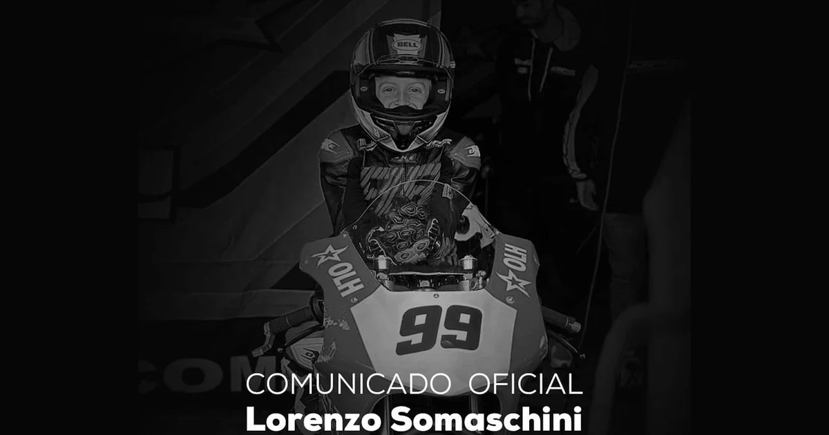 Luto en el motociclismo: murió Lorenzo Somaschini, el piloto argentino de 9 años que había sufrido un accidente en Brasil