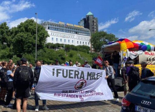 Javier Milei no fue bienvenido en Alemania | Manifestaciones en contra de su visita
