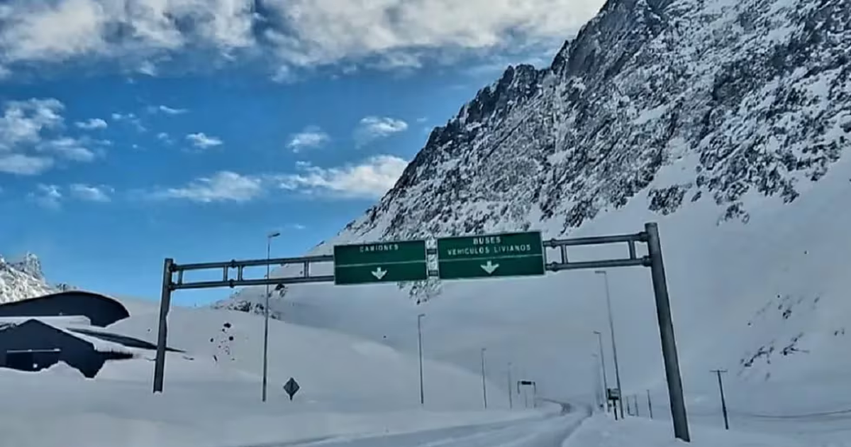 Atención viajeros: debido a la gran nevada, tomaron una importante decisión con el paso Cristo Redentor