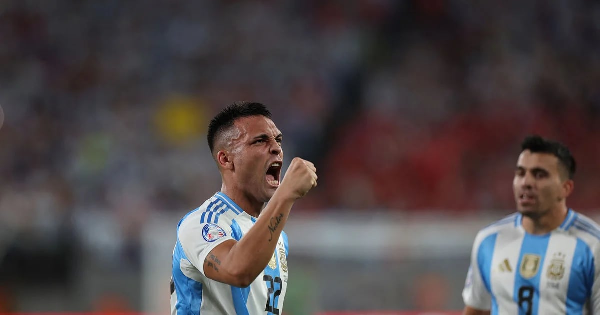 Con un gol de Lautaro Martínez sobre el final, Argentina derrotó 1-0 a Chile y se clasificó a los cuartos de final de la Copa América