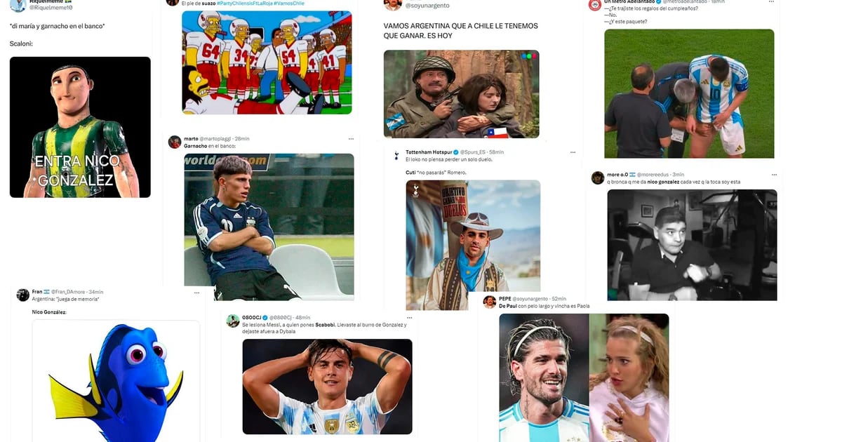 Los memes del triunfo de Argentina ante Chile: Dibu y Lautaro Martínez los héroes, el look de De Paul y la racha de Nico González