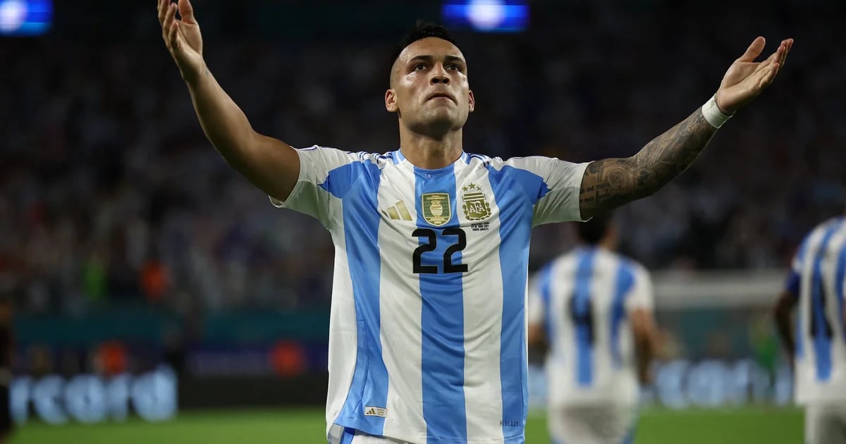 16 pases en 54 segundos y una definición magistral: el golazo con el que Lautaro Martínez abrió el marcador en Argentina-Perú