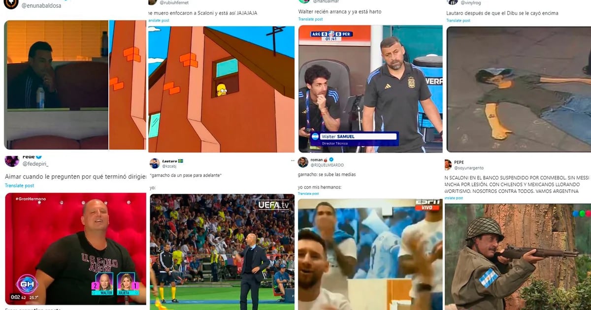 Con Garnacho, Scaloni y la eliminación de Chile en la mira, los mejores memes de la victoria de Argentina sobre Perú en la Copa América