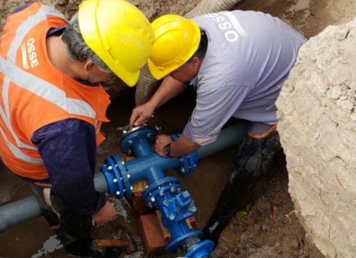 OSSE: habrá restricción del servicio de agua potable el martes 2 de julio en un rincón de Pocito
