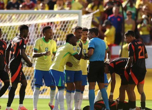 Brasil empató 1-1 contra Colombia, quedó segundo en su grupo y chocará con Uruguay en los cuartos de la Copa América