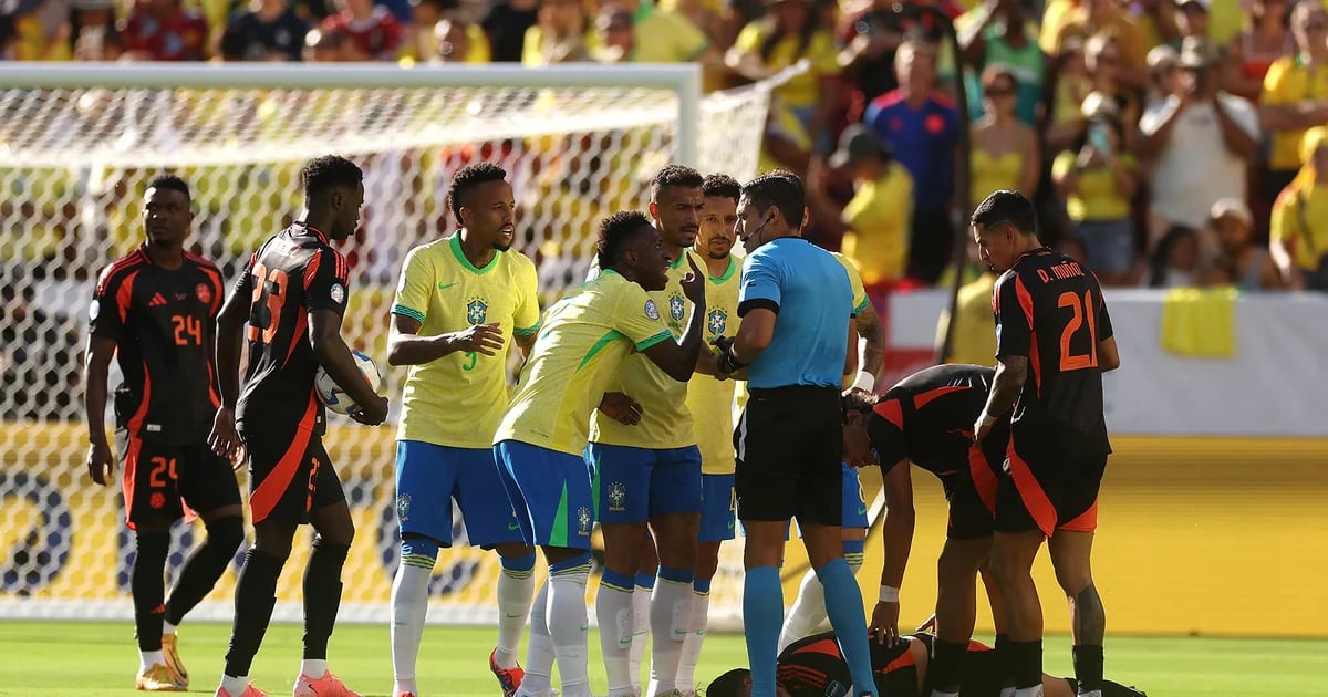 Brasil empató 1-1 contra Colombia, quedó segundo en su grupo y chocará con Uruguay en los cuartos de la Copa América