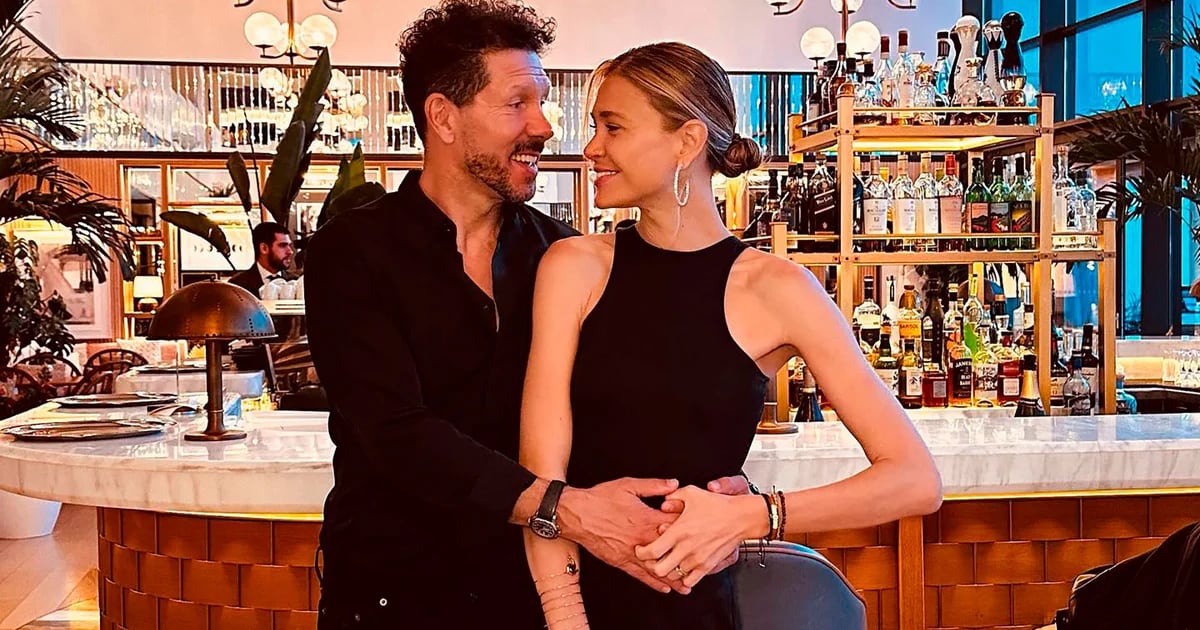 Diego Simeone contó cómo conoció a su esposa y recordó la frase con la que logró seducirla: “No nos separamos más”