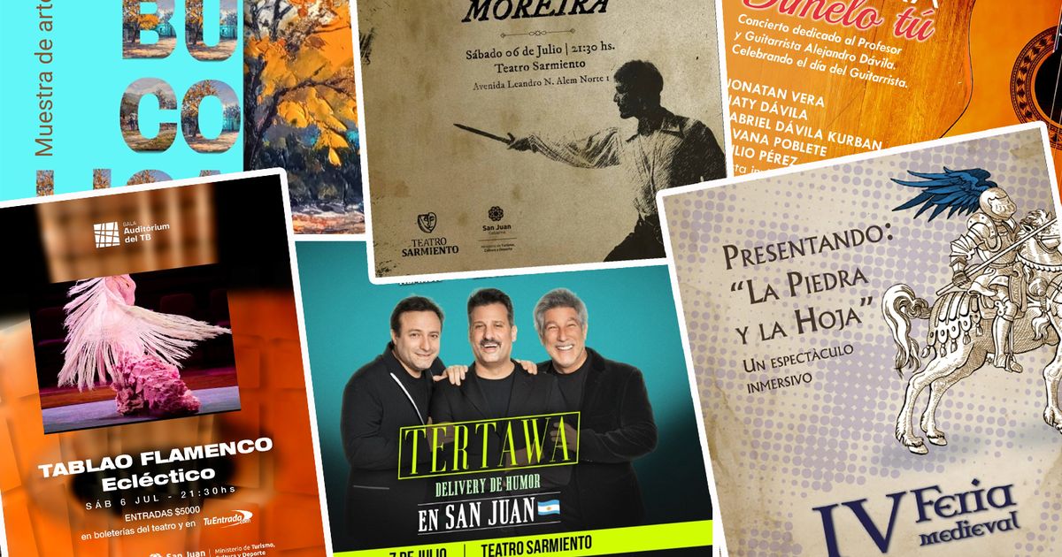 Finde en San Juan: música, danza y mucho más para disfrutar