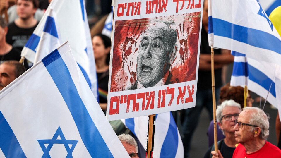 Israel: protestas masivas contra Netanyahu y en reclamo por la liberación de rehenes | A nueve meses del ataque de Hamas en el que unos 240 israelíes fueron secuestrados