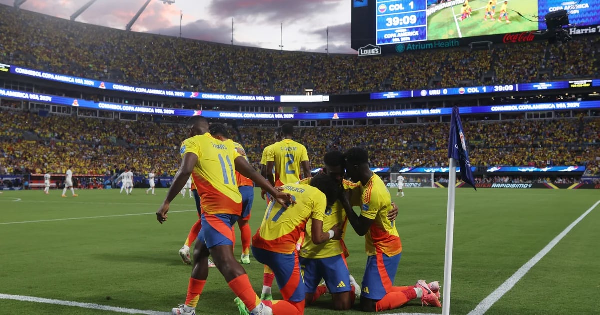 Colombia venció 1-0 a Uruguay y será el rival de la selección argentina en la final de la Copa América el domingo