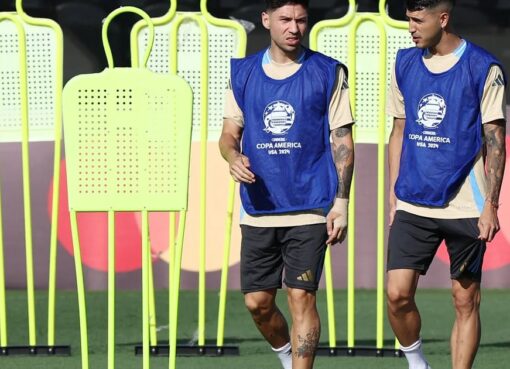 Con el regreso de Gonzalo Montiel, la selección argentina se entrenó pensando en la final de la Copa América ante Colombia