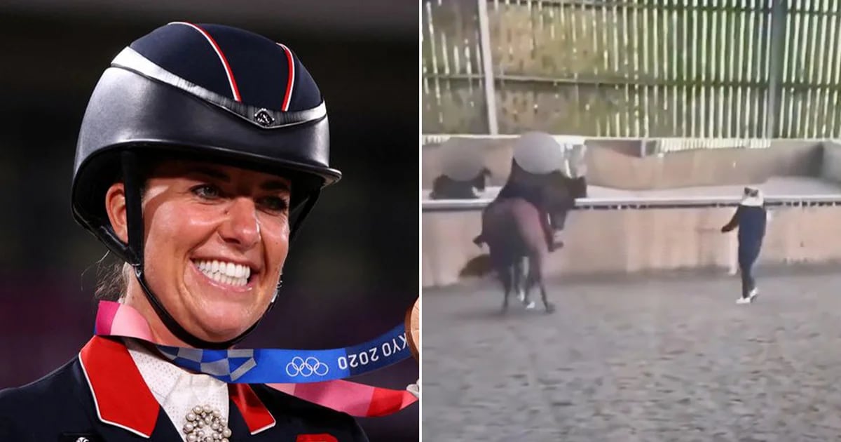 Se filtró el video por el que sancionaron por maltrato animal a la campeona olímpica Charlotte Dujardin