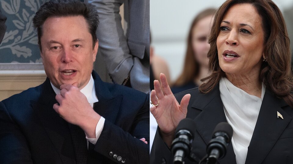 Duras críticas a Elon Musk por difundir un video “ultrafalso” de Kamala Harris | Hecho con IA parodia a la candidata presidencial