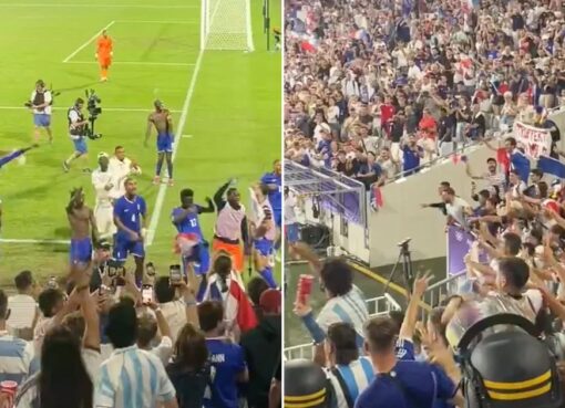 Los jugadores franceses provocaron a los fanáticos argentinos y Otamendi se enfureció: “Que venga donde estamos nosotros”