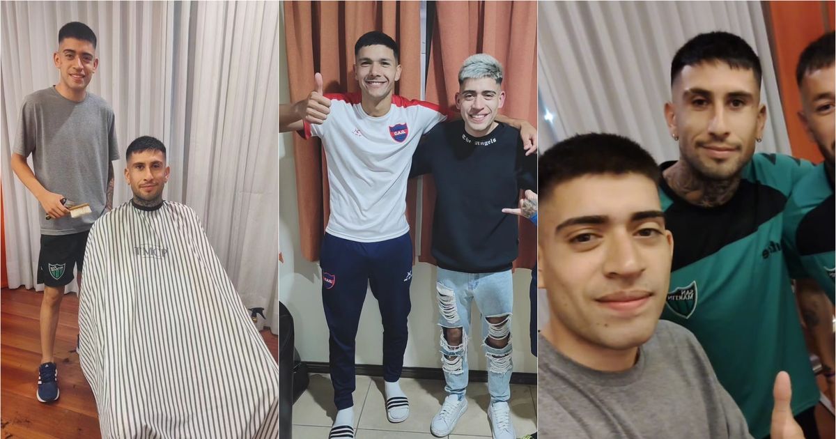 La inspiradora historia de Braian Moreno, el albardonero que corta el pelo a futbolistas profesionales