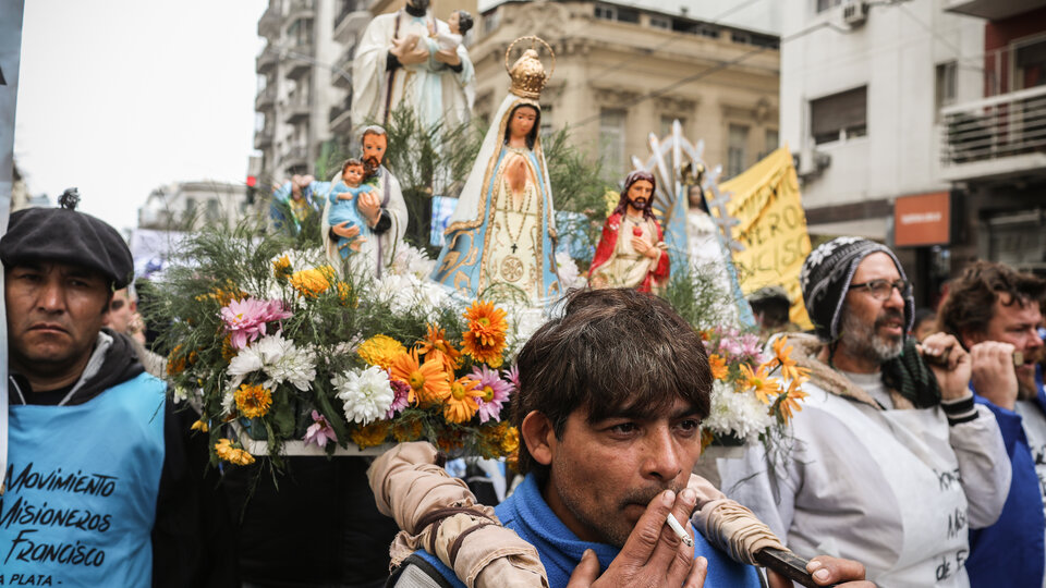 San Cayetano hoy atiende en Plaza de Mayo | La UTEP, centrales obreras y organismos de derechos humanos concentrarán para denunciar la crisis del hambre