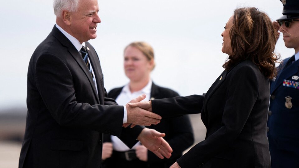 Kamala Harris eligió a su candidato a vicepresidente | Se trata de Tim Walz, gobernador de Minnesota