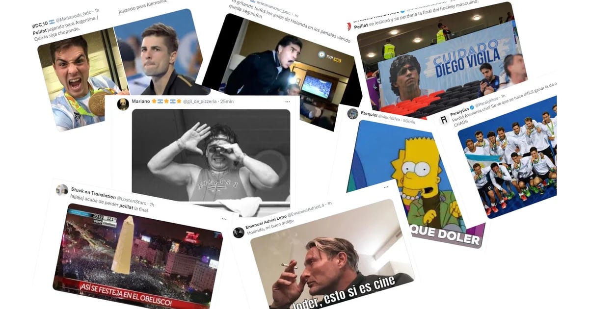 Los memes y reacciones tras la derrota de Alemania del argentino Gonzalo Peillat en la final de hockey ante Países Bajos