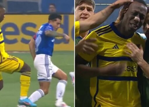 Luis Advíncula fue expulsado a los 30 segundos en Cruzeiro-Boca y se marchó entre lágrimas: la lupa sobre la polémica acción