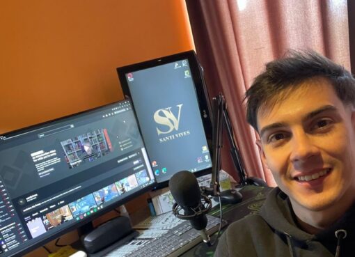 Mundo streamer en San Juan: Santi Vives, de bartender a streamer y estudiante de contador