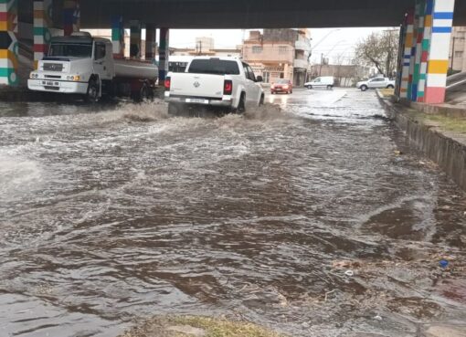 Video: la avenida de Circunvalación se transformó en Venecia