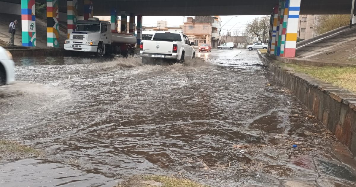 Video: la avenida de Circunvalación se transformó en Venecia