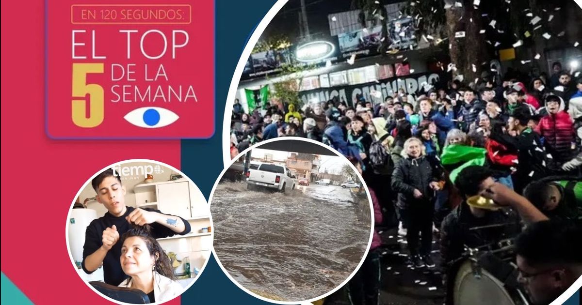 El impacto, el viral y el color de la semana en San Juan, en un mix de data de 120 segundos