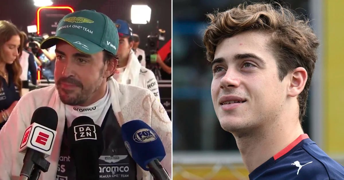 La sorprendente sentencia de Fernando Alonso sobre Franco Colapinto tras su auspicioso debut en la Fórmula 1